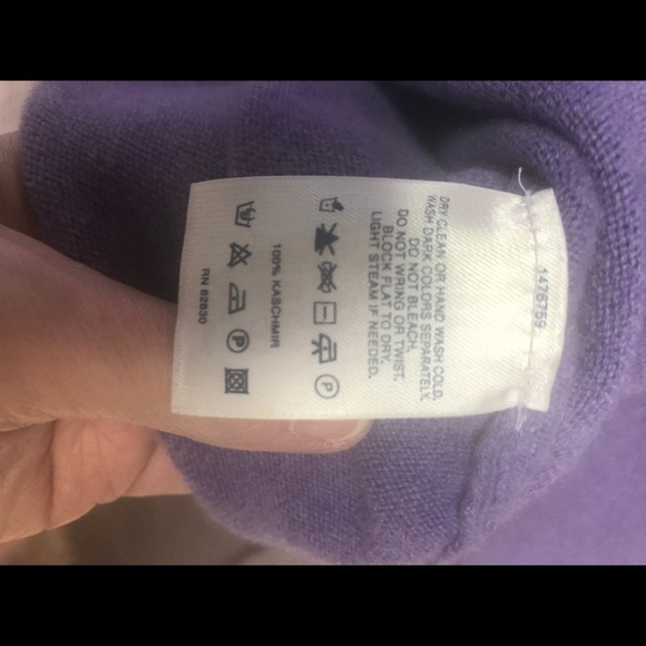 Size M 100% cashmere Lands end sweater - Picture 9 of 9